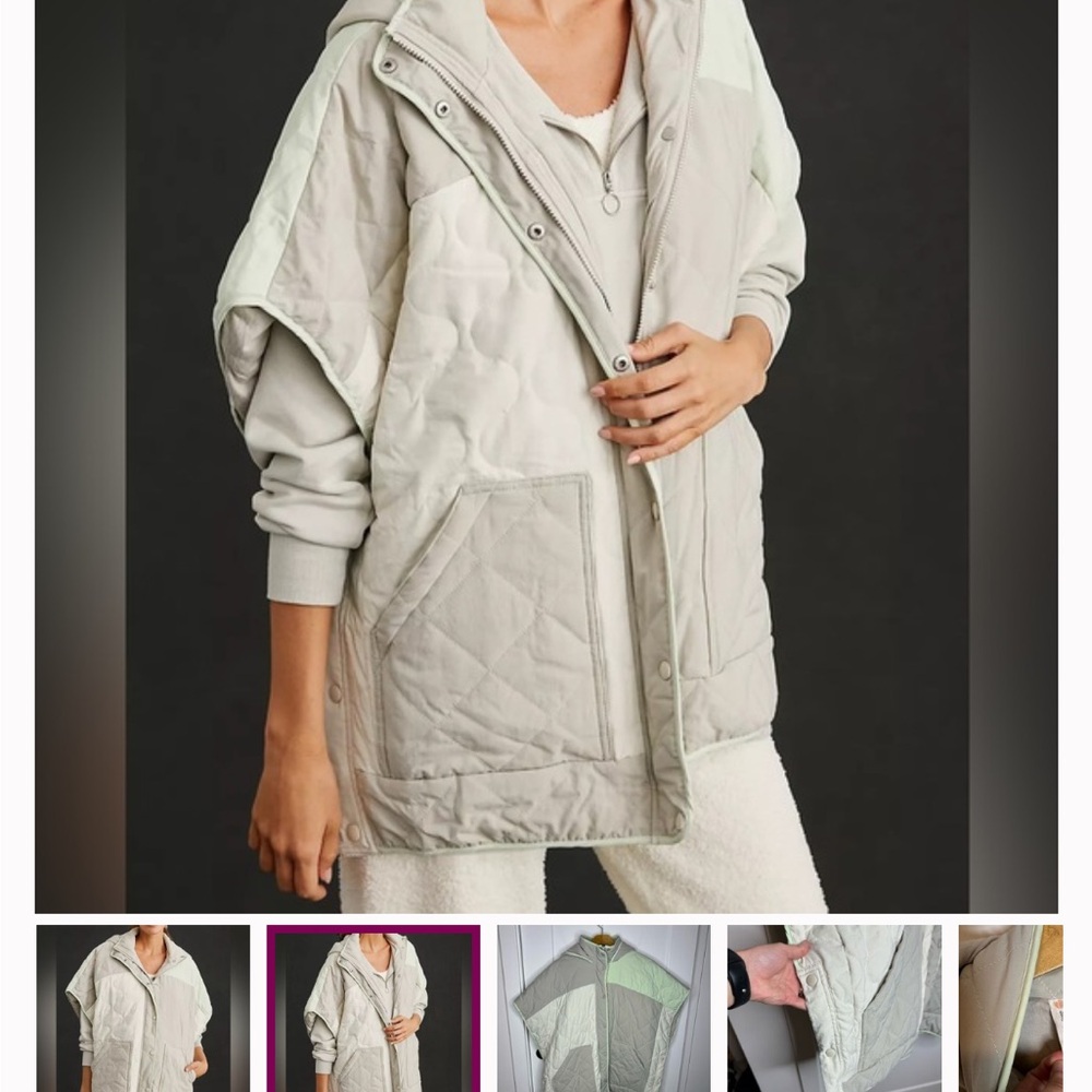 Anthropology, quilted vest